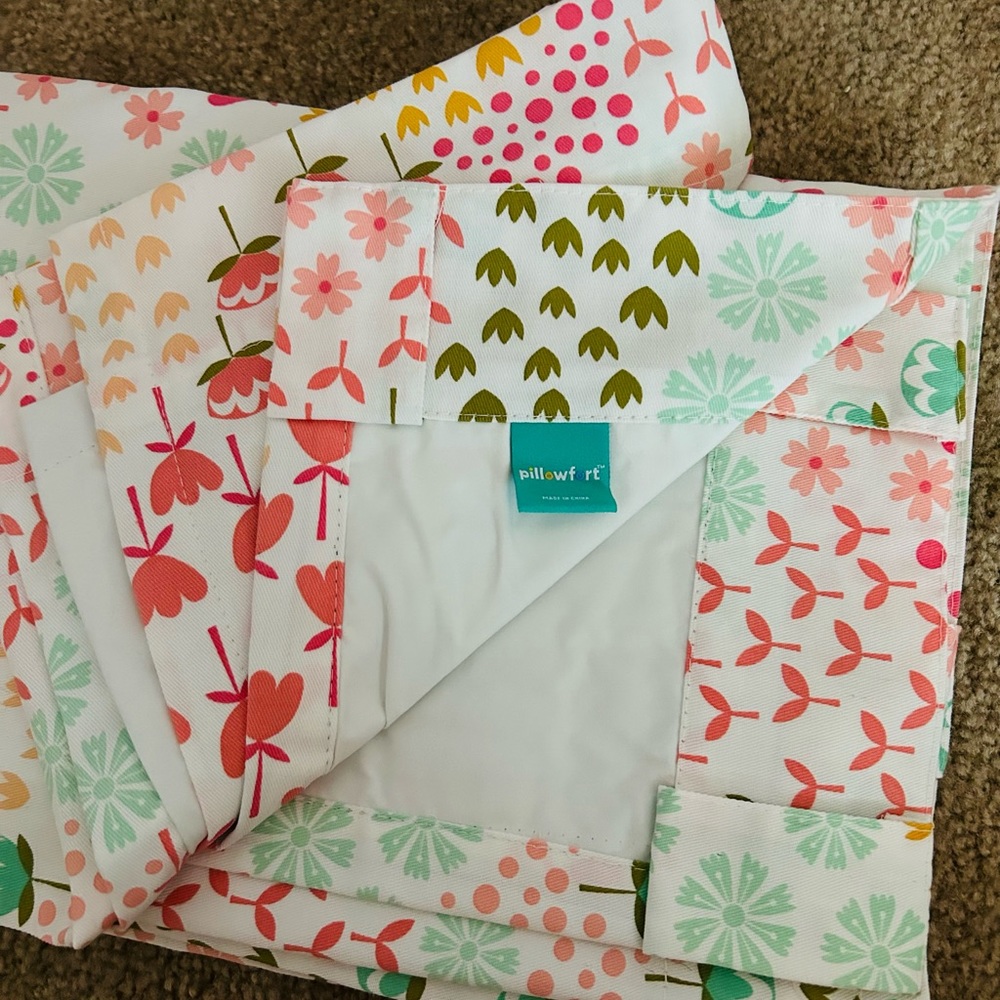 Pillow fort curtain Panels, set of 4
